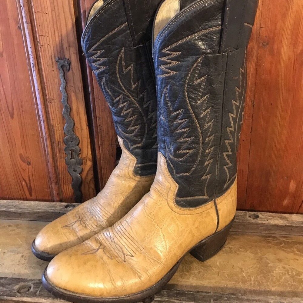 Vintage ADAMS Cowboys Western Boots Billy Martins Mens Size 8.5 D MSRP $575